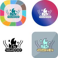 Bonfire Icon Design vector