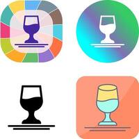 vino icono diseño vector