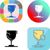 Glass Icon Design vector