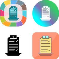 Check List Icon Design vector
