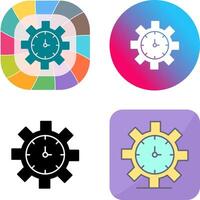 Time Management Icon Design vector