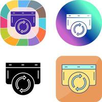 Refresh Icon Design vector