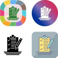 Check List Icon Design vector