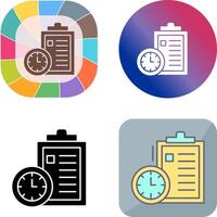 Time Management Icon Design vector