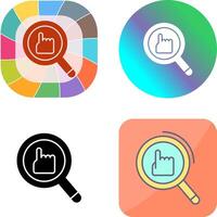 Quick Selection Icon Design vector