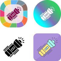 Flashlight Icon Design vector