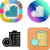 Time Planing Icon Design vector