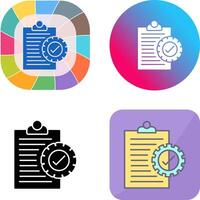 Check List Icon Design vector