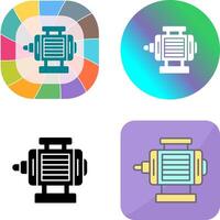 ELectric Motor Icon Design vector