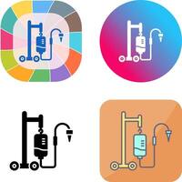 Intravenous Icon Design vector