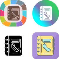 Phonebook Icon Design vector