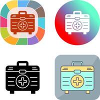 First Aid Kit Icon Design vector