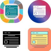 Website Icon Design vector