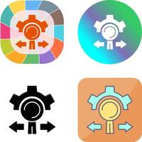 Research and Development Icon Design vector