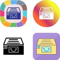 File Cabinet Icon Design vector