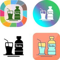 soda icono diseño vector