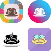 Pancake Icon Design vector