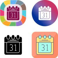 Calendar Icon Design vector