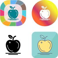 diseño de icono de manzana vector