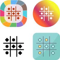 Tic Tac Toe Icon Design vector