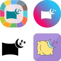 diseño de icono de almohada vector