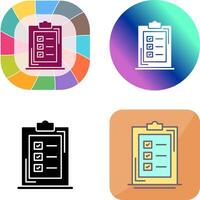 Checklist Icon Design vector