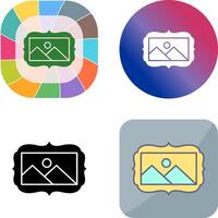 Frame Icon Design vector