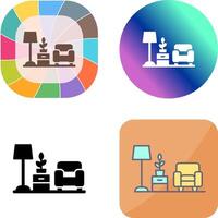 Living Room Icon Design vector