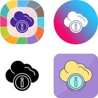 Cloud Computing Icon Design vector