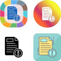 Document Icon Design vector