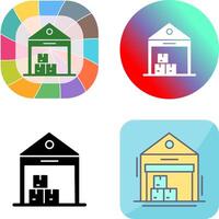 Warehouse Icon Design vector