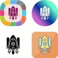 Space Shuttle Icon Design vector