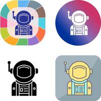 Astronaut Icon Design vector