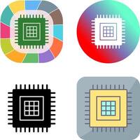 Processor Icon Design vector