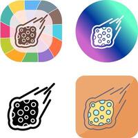 Meteorite Icon Design vector