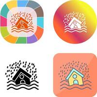 Disaster Icon Design vector