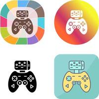 juego controlador icono diseño vector