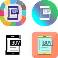 Buy Now Icon Design vector