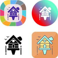 Birdhouse Icon Design vector