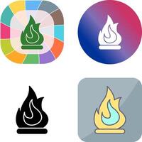 Fire Icon Design vector