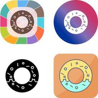 diseño de icono de donut vector