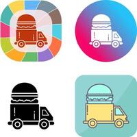 Fast Food Truck Icon Design vector