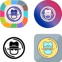 Spy Icon Design vector