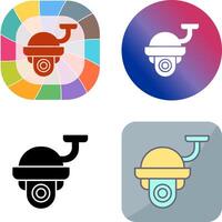 Security Camera Icon Design vector