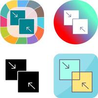 Combine Icon Design vector