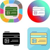 Credit Card Icon Design vector