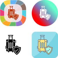 Travel Protection Icon Design vector