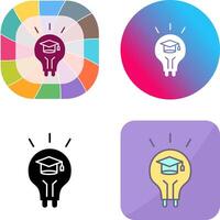 Light Bulb Icon Design vector