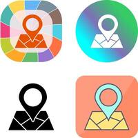 Map Icon Design vector