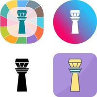 Control Tower Icon Design vector